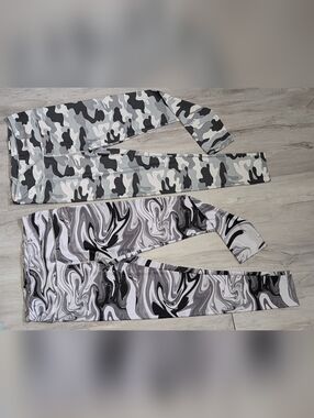 Infinite Performance Swirl & Camo Leggings 2pc XL